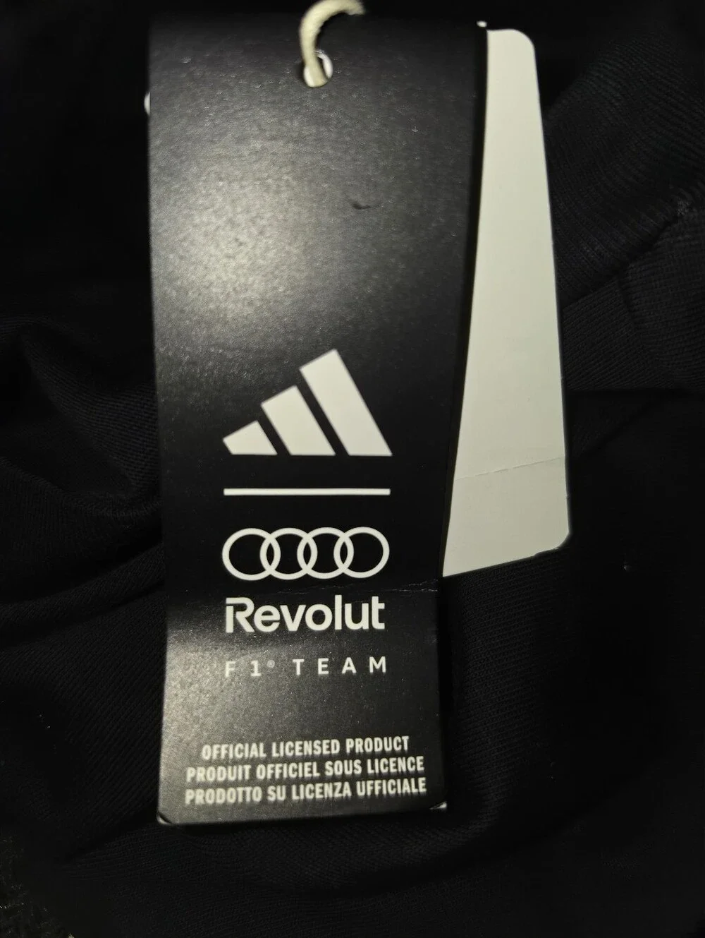 adidas Audi Revolut F1 Team Teamgeist Graphic Tee ~ Black KF1533 | Men's: L *NWT